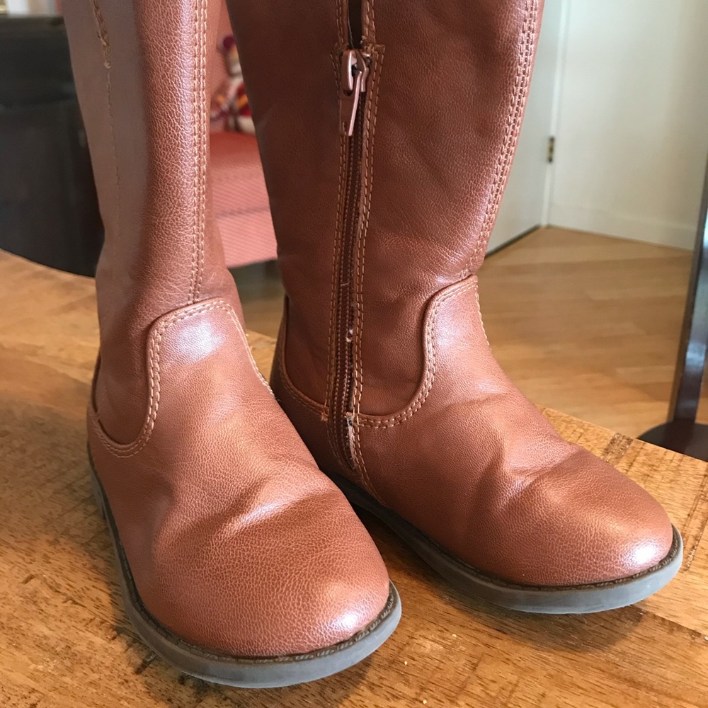 Tan Children’s Place Riding Boots - Picture 2 of 7
